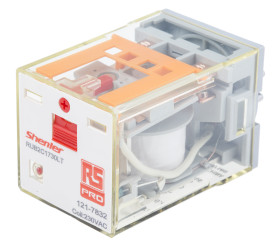 Przekaźnik mocy 240V ac DPDT RS PRO 300W, Wciskane Wciskane