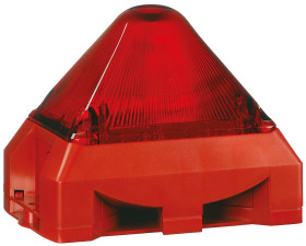 Zestaw sygnalizatorów akustycznych i lamp sygnalizacyjnych 24 V AC/DC Czerwony AC, DC Montaż na podstawie 100dB