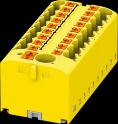 3273380 PTFIX 6/18x2.5 distributor block, yellow