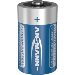 Lithium-battery, 3.6 V, ER14250H, 1/2 AA, round cell, 1522-0037-1