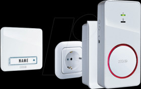 41152 Radio doorbell with induction charging cradle