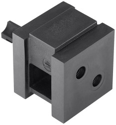 HellermannTyton 440-00018 Dysza podwójna VP-S_2/4-5_Ins-dbl-PL-BK (20), (D x S x W) 21.10 x 21.10 x 21.80 mm, tworzywo s