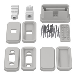 ZOBD Cap Plug J ABS - Złącze obd w postaci zaślepki do obudów zobd i zobd mini wykonana z jasnegoabs&quot;u