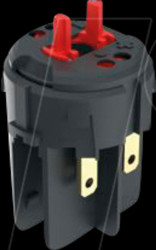 1.20.126.704/0000 RAFIX FS switching element emergency stop QC, silver, 2 NC