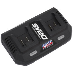 Sealey CP20VMC2 Dual Battery Charger 20V Lithium-ion for SV20 Series