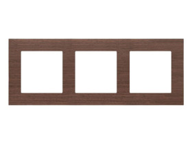 SIMON 55 Ramka 3 potrójna Nature orzech TRN3/187 KONTAKT SIMON