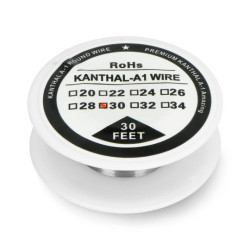 Drut oporowy Kanthal A1 0,25mm 23,3Ω/m - 9,1m
