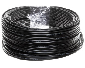 Przewód płaski H03VVH2-F (OMYp) 2x1 czarny /100m/