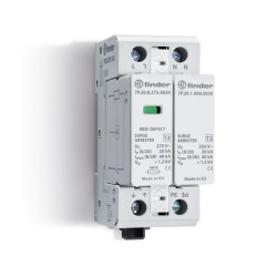 Ochrona przeciwprzepięciowa 1-fazowy, 40 kA, 1.5 kV 7P SERIES 7P Szyna DIN, 80 °C, -40 °C, Finder