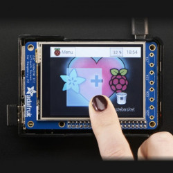 PiTFT Plus MiniKit - wyświetlacz dotykowy rezystancyjny 2,8'' 320x240 dla Raspberry Pi 3/A+/B+/2 - Adafruit 2298