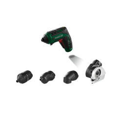 Wkrętarka akumulatorowa PARKSIDE 4 V PAS D7 z wymiennymi nasadkami / 100386945