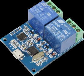 Moduł przekaźnika 2-kanałowego USB LCUS-2