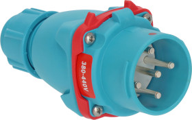 Złącze przemysłowe - zasilające 30A Wtyczka 415 V 3P+N+T brennenstuhl Niebieski, czerwony Montaż na kablu IP55