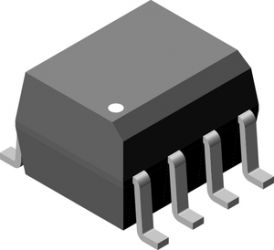 ILD223T Optocoupler, Photodarlington Output, Dual Channel, SOIC-8 Package