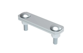 Złącze krzyżowe skośne pręt-bednarka 2-elem. stal ocynkowana galwanicznie 116.0.1 OC 11610001