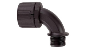 Dławnica kątowa do węża osłonowego M20 SILVYN FPAG 90 20x1,5/3 czarna 55507075 /10szt./