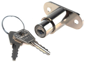 Zamek do drzwi przesuwnych śr wycięcia panelu: 19mm wycięcie panelu: 19mm