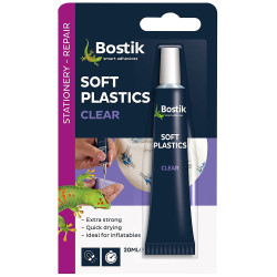 Bostik 80213 Glu &amp; Fix Soft Plastic Adhesive 20ml
