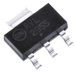 MOSFET P-kanałowy 2,6 A SOT-223 60 V SMD Pojedynczy 2,3 W 185 miliomów