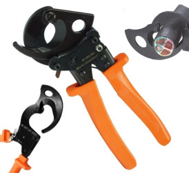 Nożyce do kabli zapadkowe izolowane do 240mm2 XF-UKZ-240