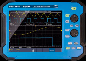 P 1206 Hand-held oscilloscope, 70 MHz, 2 channels