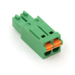 2EDGKN-3.5-2P - Listwa zaciskowa sprężynowa żeńska 2pin, raster 3,5mm - 5 szt.