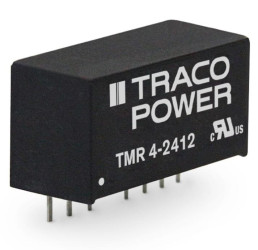 Przetwornica DC-DC, 4W, Uwe 18 → 36 V dc, Uwy 12V dc, Iwy 333mA, TRACOPOWER Tak