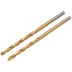 Draper 08860 HSS Titanium Nitride Coated Drill Bit, 2.0mm x 49mm (Pack of 2)