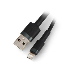 Przewód USB A - Lightning Baseus Cafule szaro-czarny - 2m