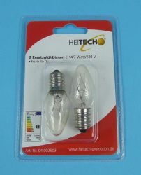 E-14 230V/7W h=55mm/20 ŚWIECA 2szt