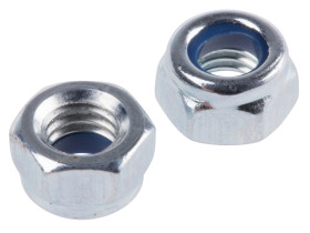Przeciwnakrętka M5 Nylonowa wkładka samoblokująca typu T Stalowe, ocynkowana