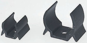 Klips montażowy do kondensatorów V-1008 for use with Kondensator o średnicy 19,1 mms PVC 19.1mm Essentra