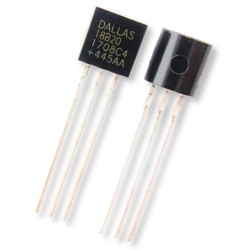 Czujnik temperatury Dallas DS18B20 TO92 3.3-5V interfejs 1-wire