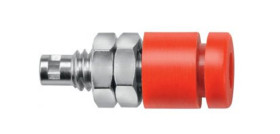 Gniazdo bananowe Żeński Połączenie lutowane typ Gniazdo bananowe Żółty 10A Schutzinger