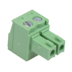 2-Way 3.81mm Right Angle Pluggable Terminal Block 8A 300V