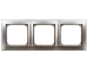 IMPRESJA Ramka potrójna tytan R-3Y/23