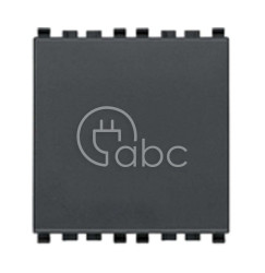 Przycisk dzwonkowy, NO, 10 A, 2M, antracyt, 20008.2