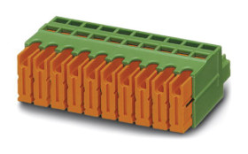 Wtykowy blok zaciskowy 10 -pinowe raster 3.81mm Montaż na kablu Żeński Phoenix Contact