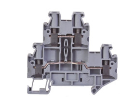 Złączka szynowa 2-piętrowa 6mm2 UTTB 4 szara 3044814