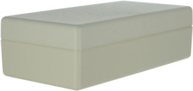 ABS enclosure, (L x W x H) 128 x 64 x 38.7 mm, white (RAL 9002), IP54, SR35-DB.7