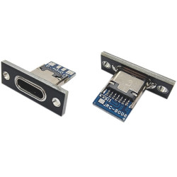 Gniazdo USB-C Z Płytką Przykręcane