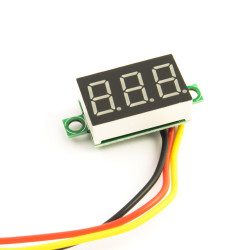 Woltomierz LED, miniaturowy miernik 0.36" - niebieski