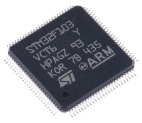 Mikrokontroler STMicroelectronics STM32F1 LQFP 100-pinowy Montaż powierzchniowy ARM Cortex M3 256 kB 32bit CAN:1 72MHz