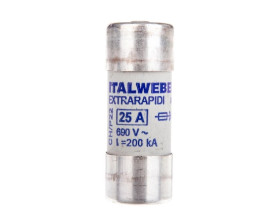 Wkładka bezpiecznikowa cylindryczna 22x58mm 25A aR 690V CH-S22UQ 002645113