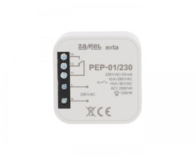 Przekaźnik elektromagnetyczny dopuszkowy 230VAC 10A PEP-01/230 EXT10000256