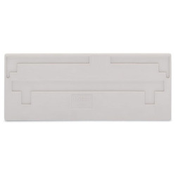 WAGO 283-331 2mm 2-conductor Front Entry Separator Plate Light grey