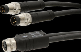 VK000048, rozdzielacz, 2x M8 3pin, M8 4pin 2xM8-Stecker3p,1xM8-Dose4p