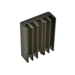 Radiator DHU3 czerniony 20mm żebrowany 29K/W 16mm 6mm