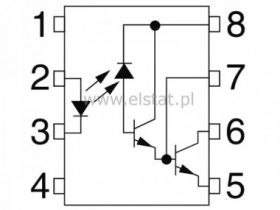 6N 138 transoptor H.S. 100 kB/s DIP8