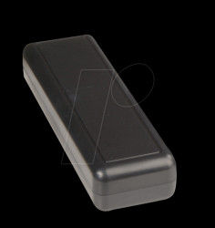 ABS case enclosure, 140 x 60 x 34 mm, black